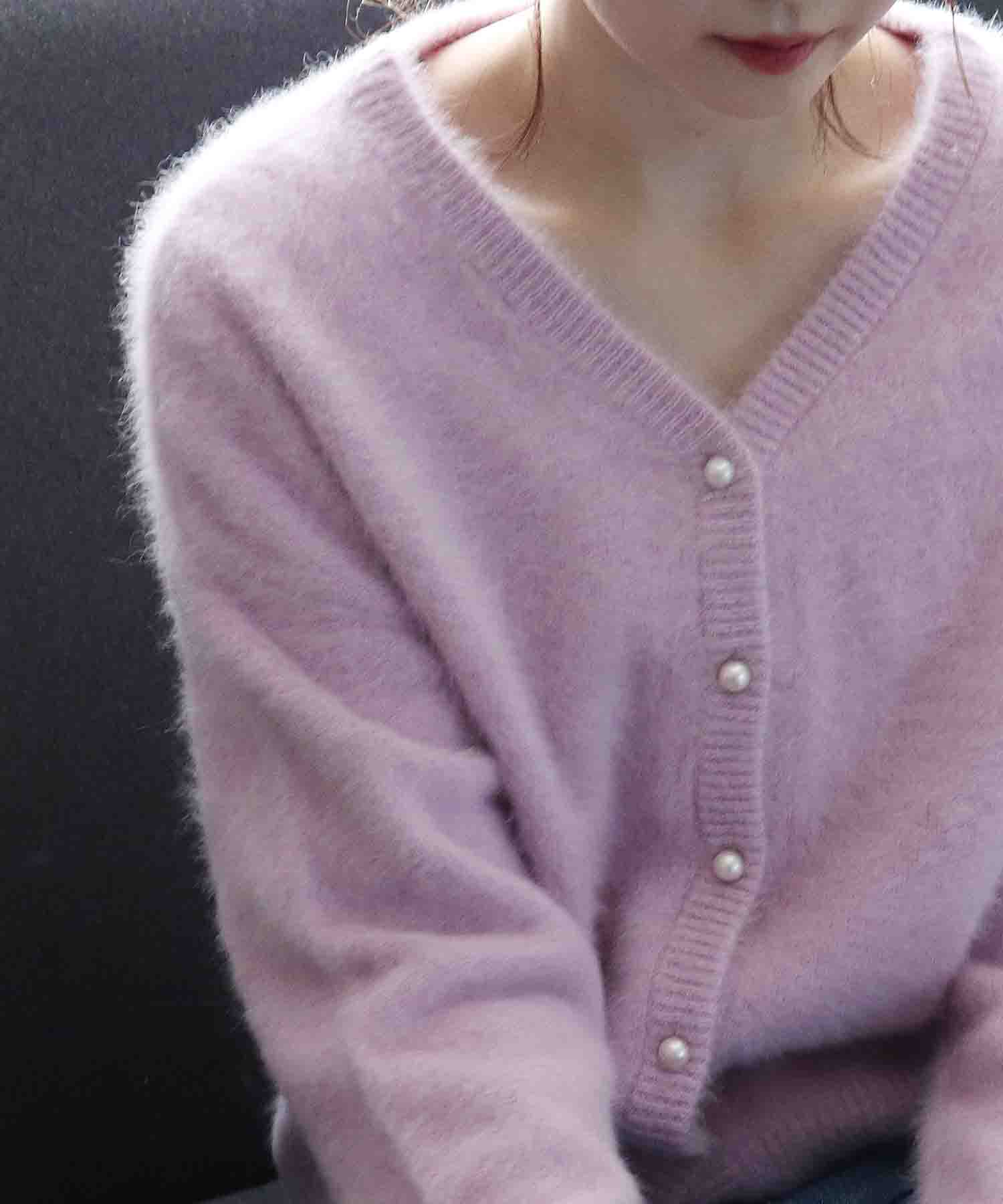 フォックスカシミヤ 前後2wayカーデニット